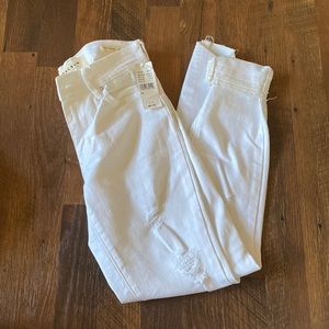 pacsun white ripped jeans size 23